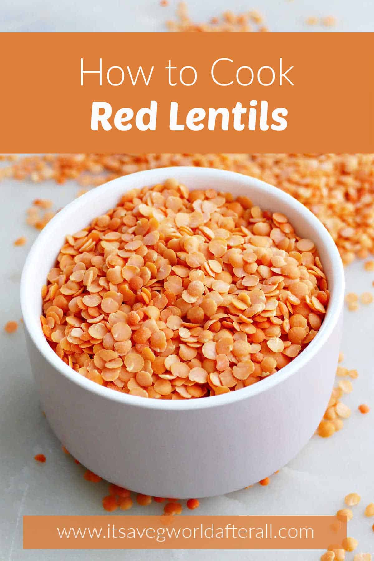 to Red Lentils - It's a Veg After