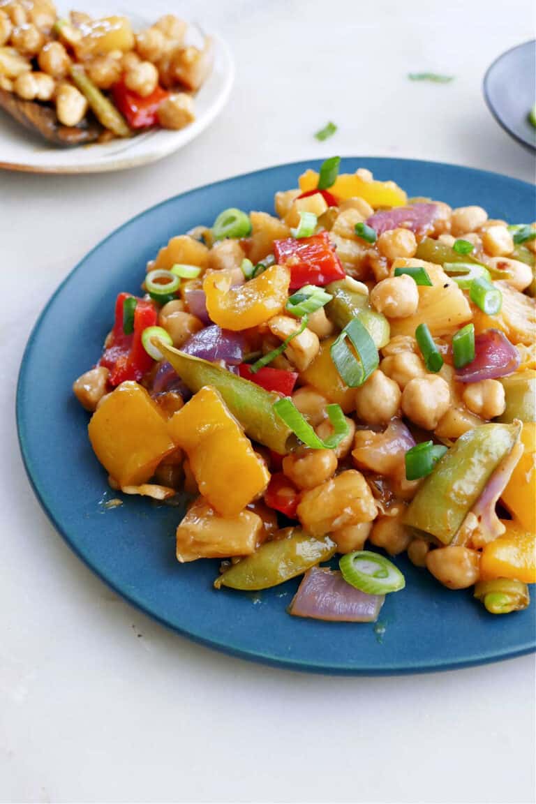 Pineapple Chickpea Stir Fry It's a Veg World After All®