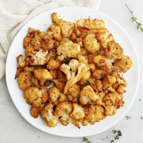 Roasted Frozen Cauliflower - It's a Veg World After All®