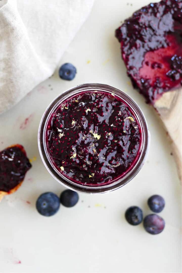 Blueberry Chia Jam It's a Veg World After All®