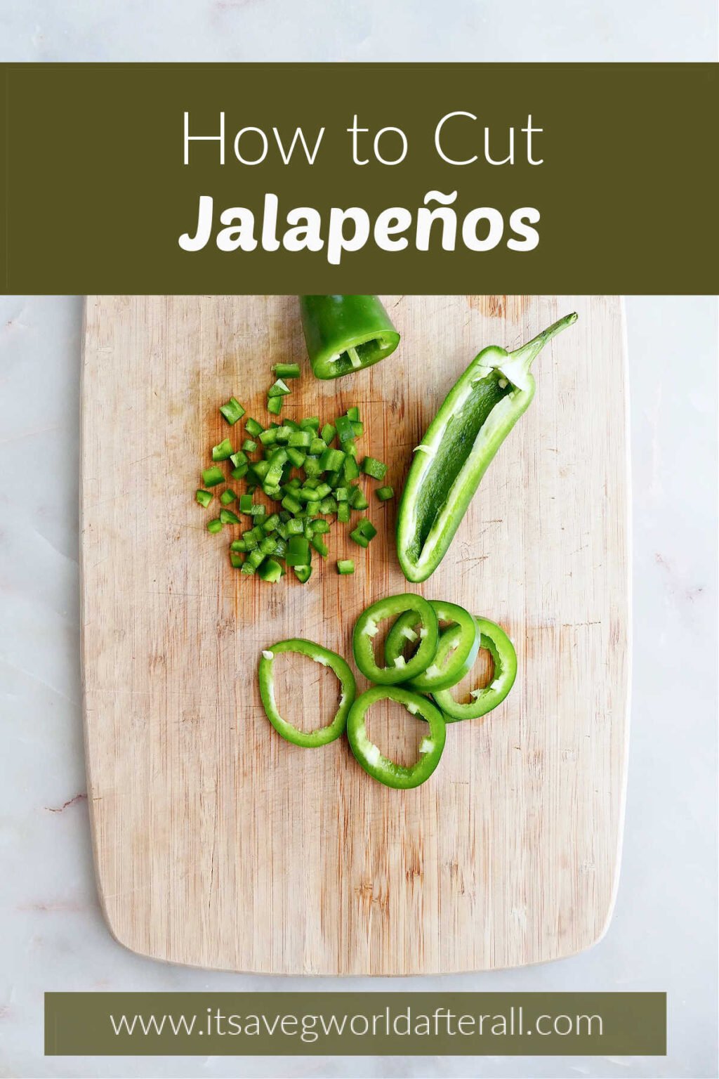 How to Cut Jalapeños It's a Veg World After All®