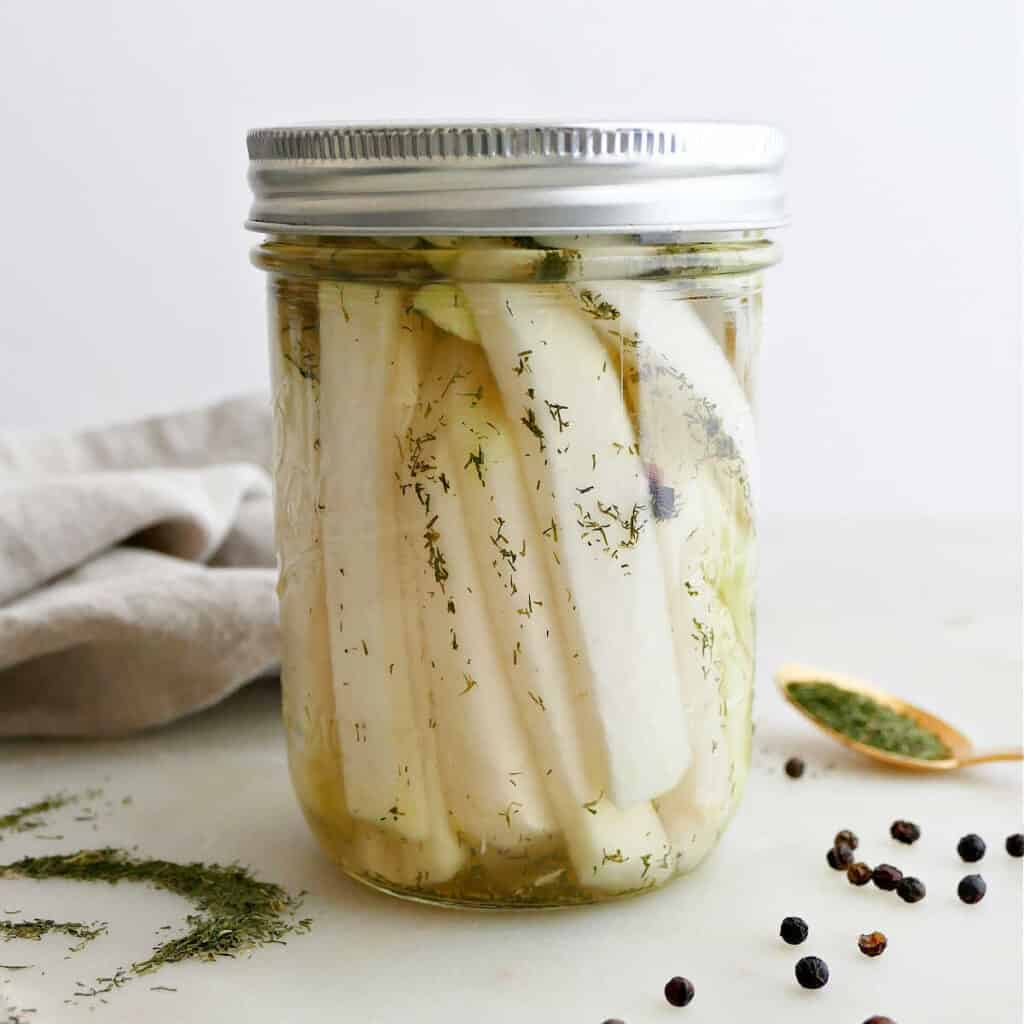 Quick Pickled Kohlrabi Recipe It's a Veg World After All®