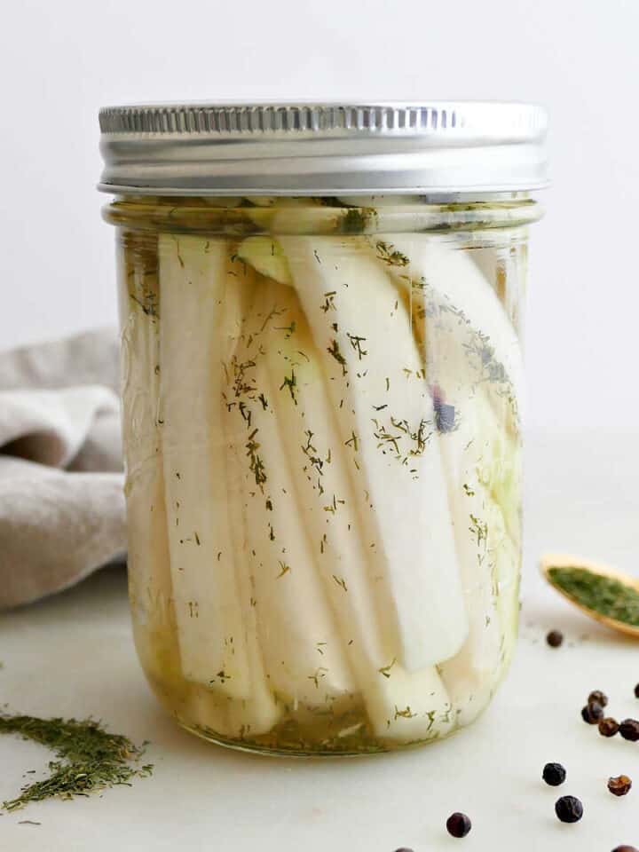 Pickled Leeks It's a Veg World After All®