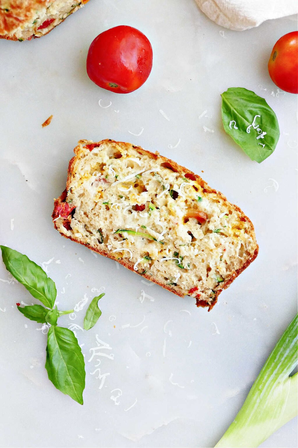 Garden Vegetable Bread with Cheese It's a Veg World After All®