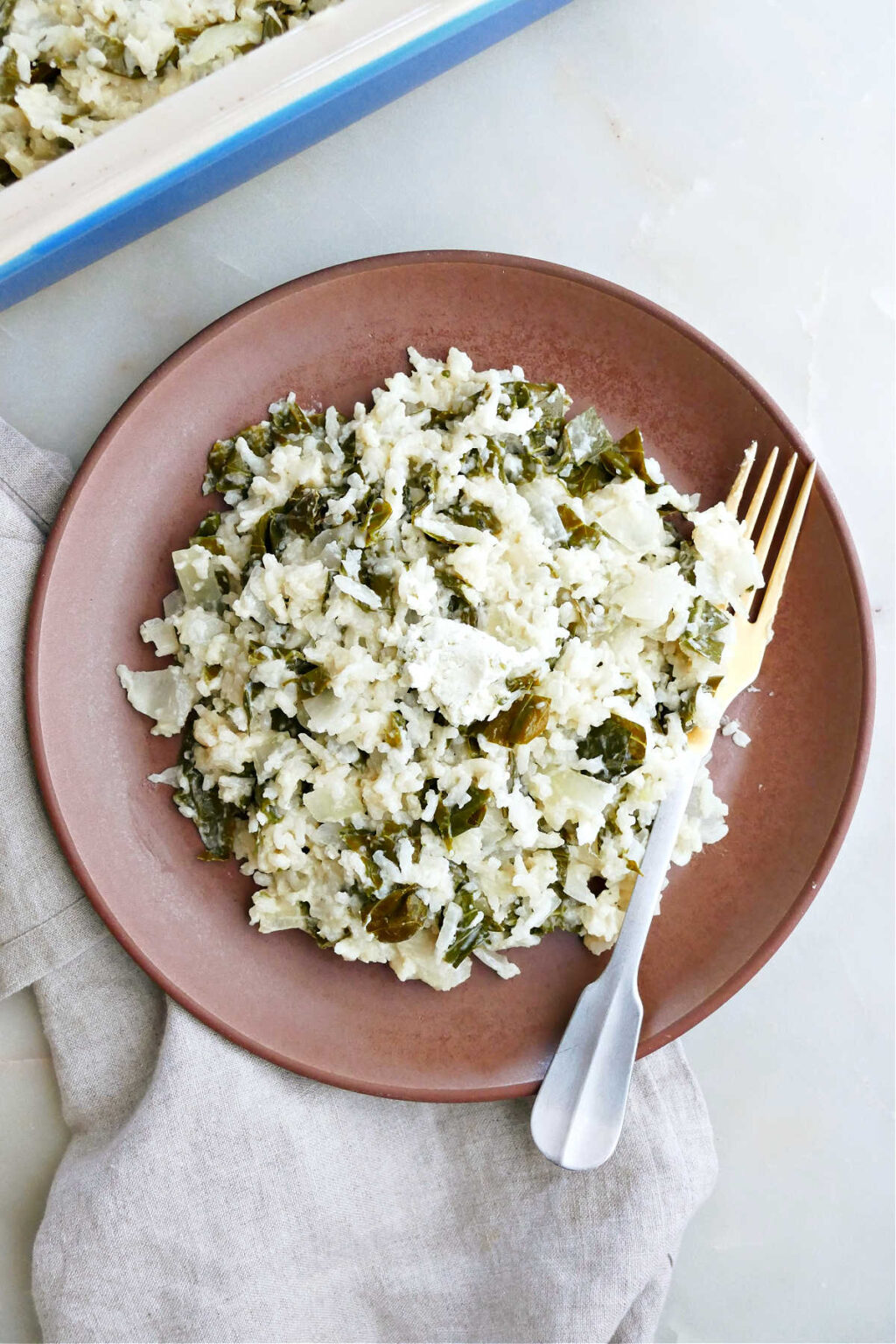 Baked Collard Green Rice It's a Veg World After All®