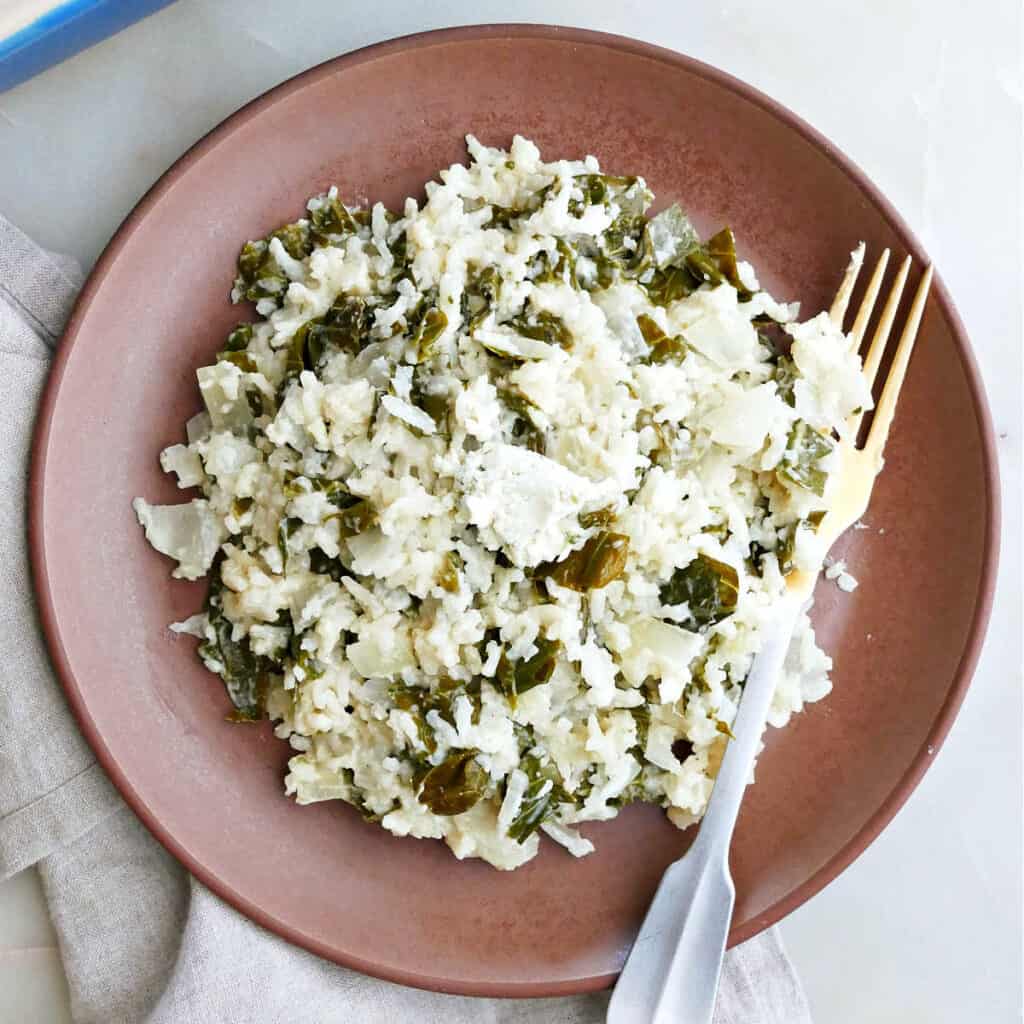 Baked Collard Green Rice It's a Veg World After All®