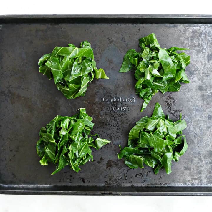 How to Freeze Collard Greens It's a Veg World After All®