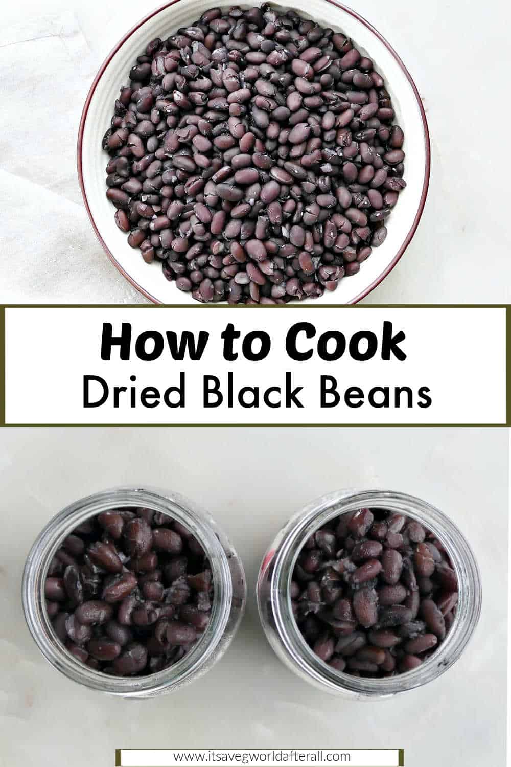How to Cook Dried Black Beans It's a Veg World After All®